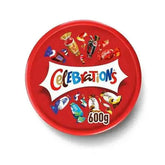 Celebrations Milk Chocolate & Biscuit Bars Sharing Tub 600g  Adomoo